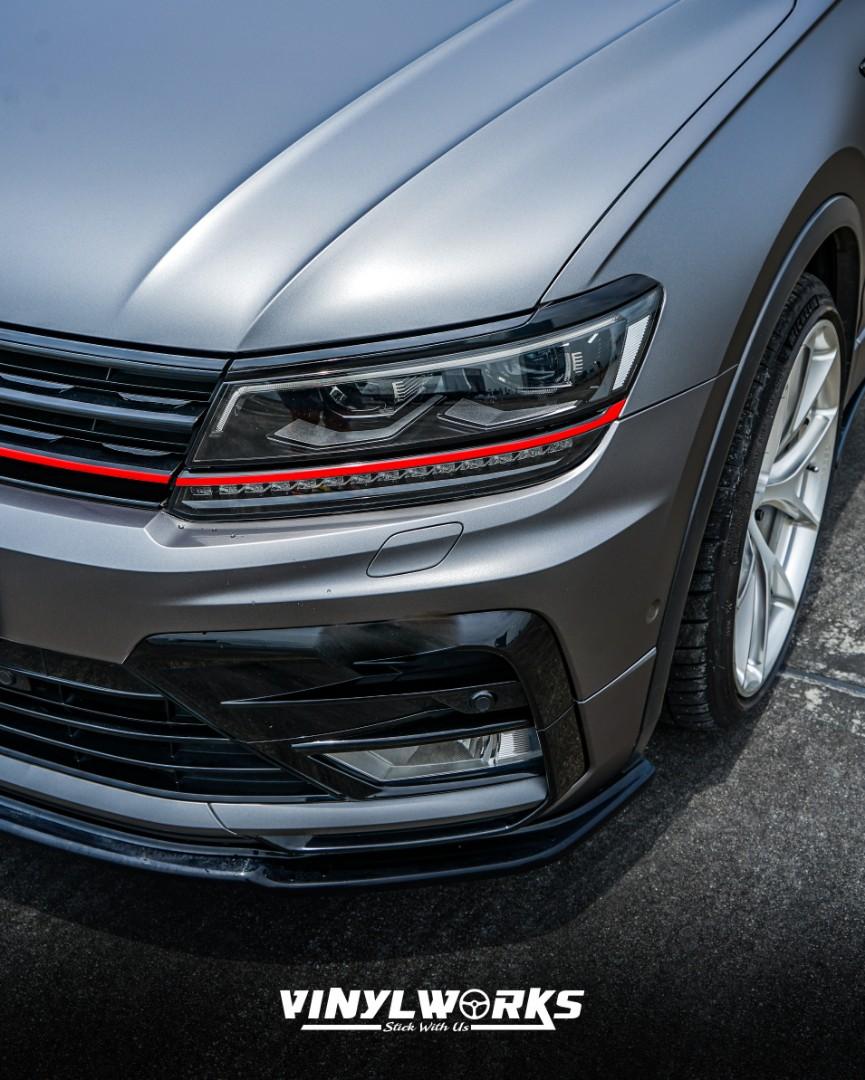 Car Wrap - Volkswagen Tiguan Full Car Wrap (Selenite Grey), Car ...