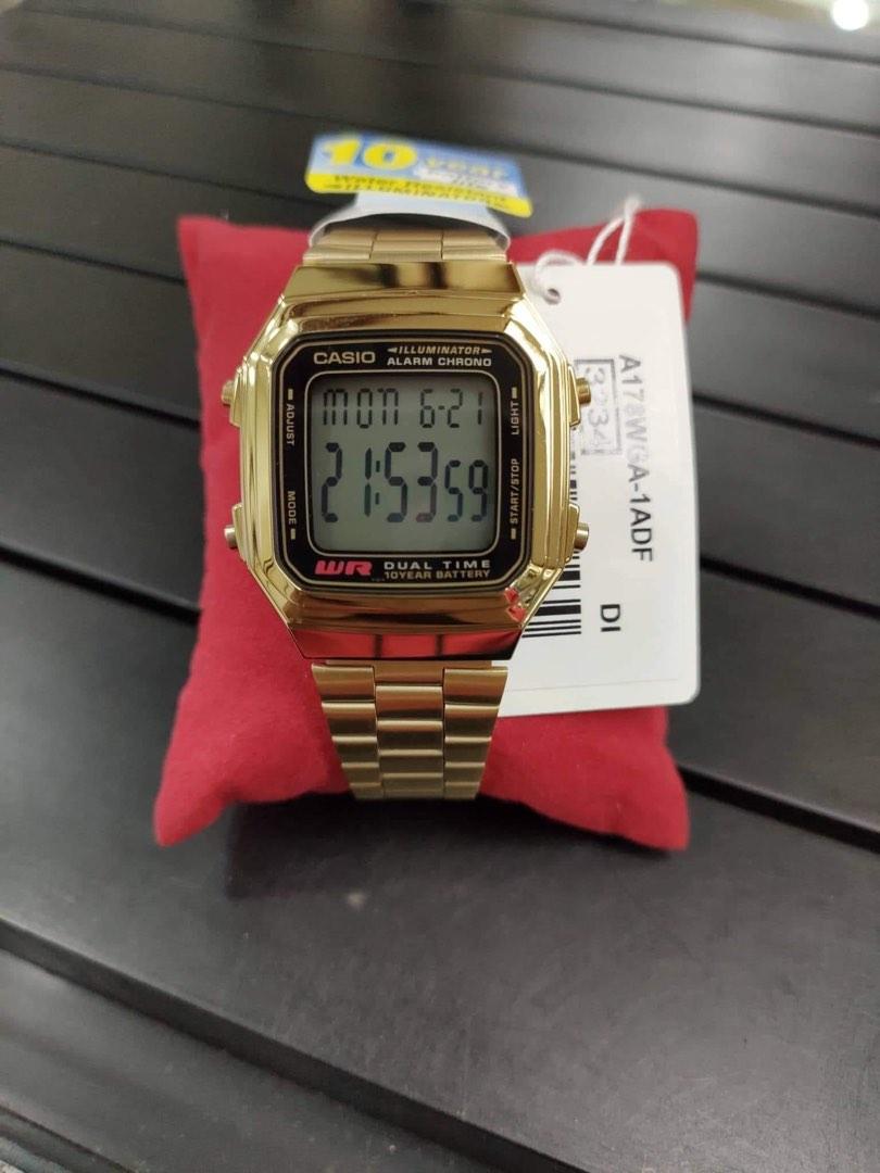 Casio sales a178 gold