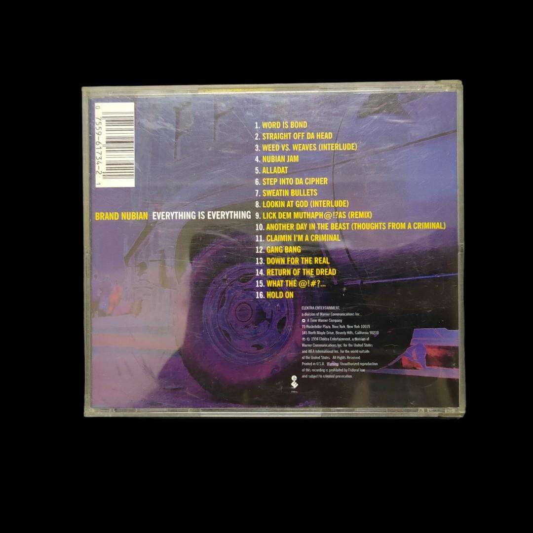  cd brand nubian everything is everything hobbies toys music