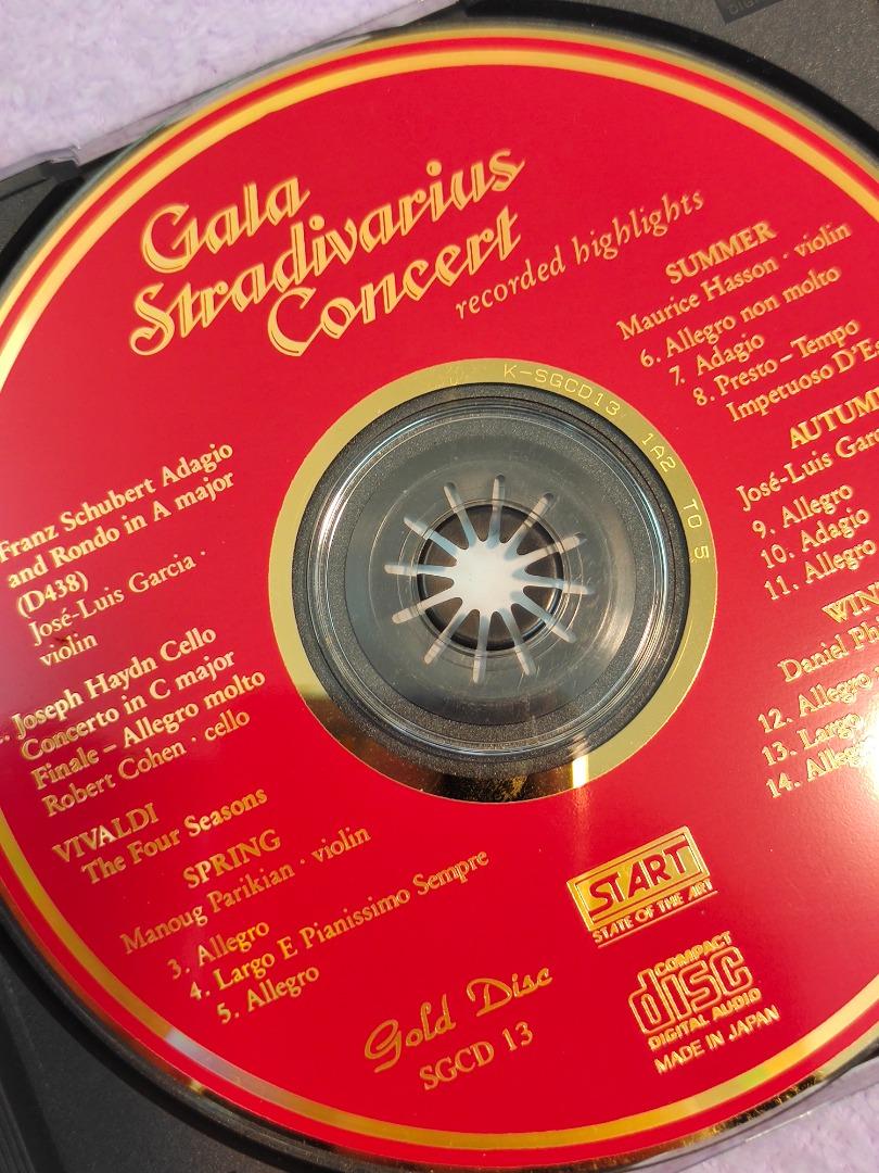 CD聖經發燒示範碟 Gala Stradivarius Concert 名琴的饗宴 (內圈碼:1A2 TO) 日本東芝24K黃金CD 照片瀏覽 3