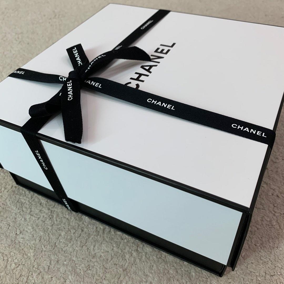 CHANEL Ltd Edition Pastel Gift Wrapping Ribbon White Lettering 2