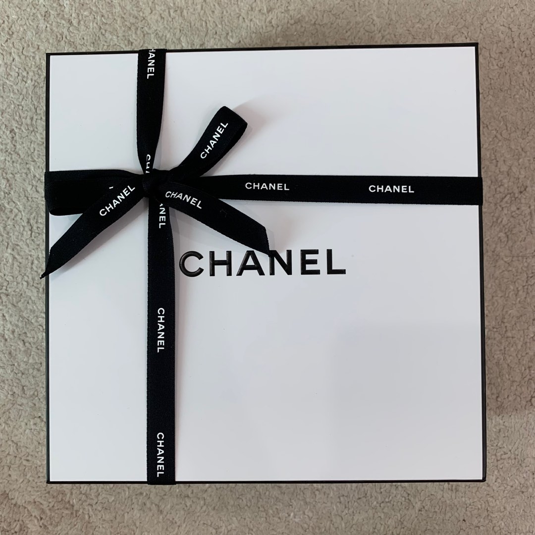 CHANEL, Accessories, Chanel Slg Gift Storage Decor Box W Ribbon And  Flower