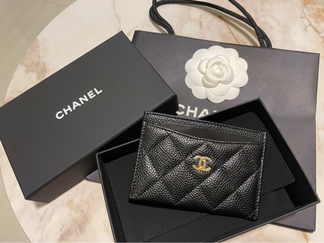 Reserved) Chanel Classic Card Holder, Luxury, Bags & Wallets on Carousell