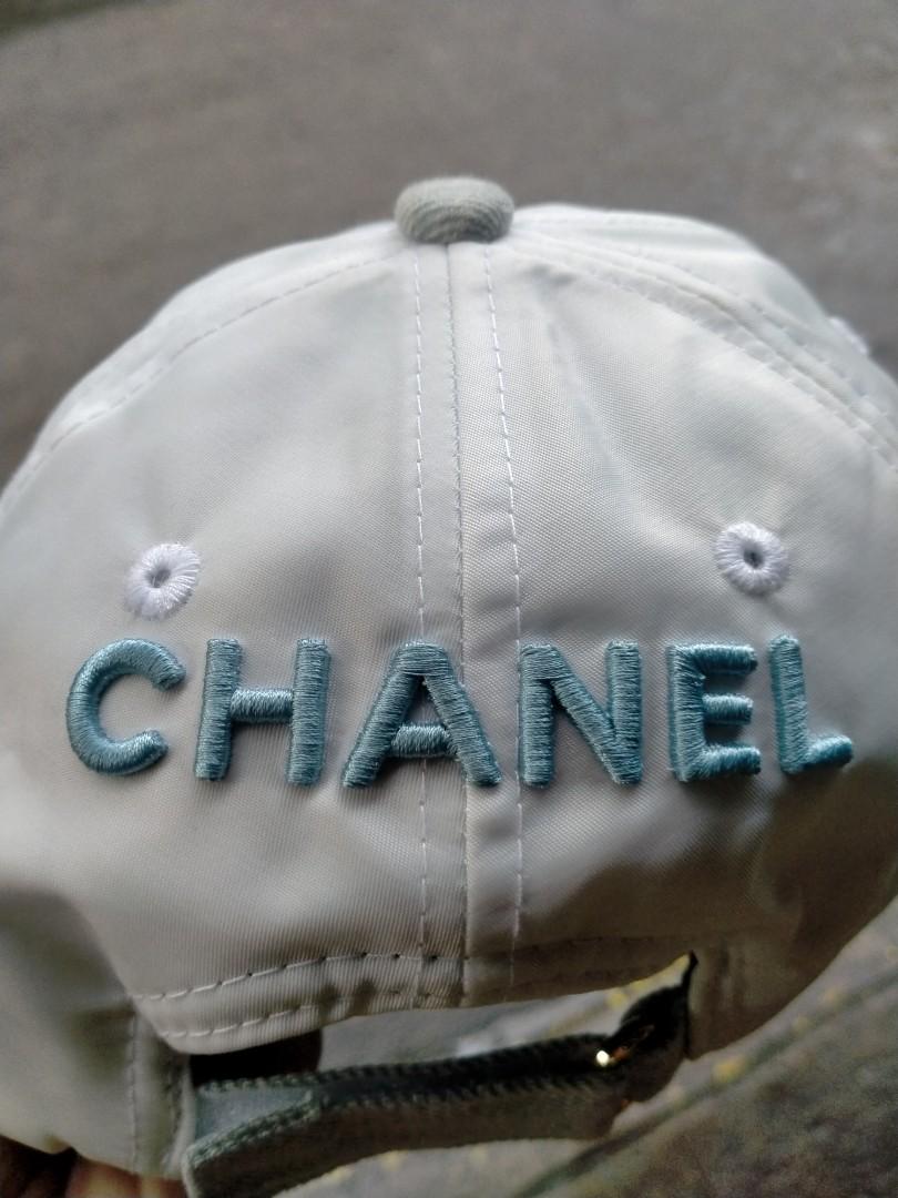 Chanel 2022 CC Denim Baseball Cap - Grey Hats, Accessories - CHA781081