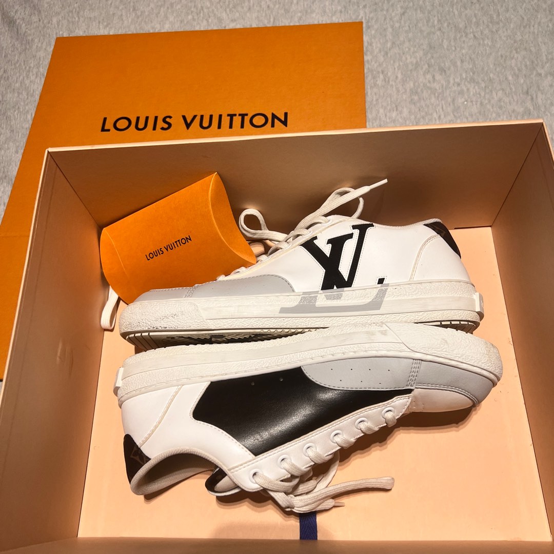 Brand New **Rare ** Louis Vuitton - White / Charlie / Hi-tops
