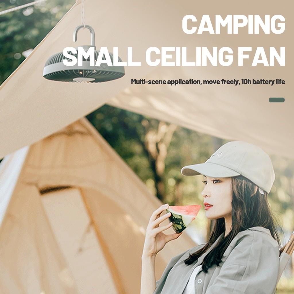 Canopy Fan Fan Camping Fan with Hook Ceiling Fan Desk Fan for