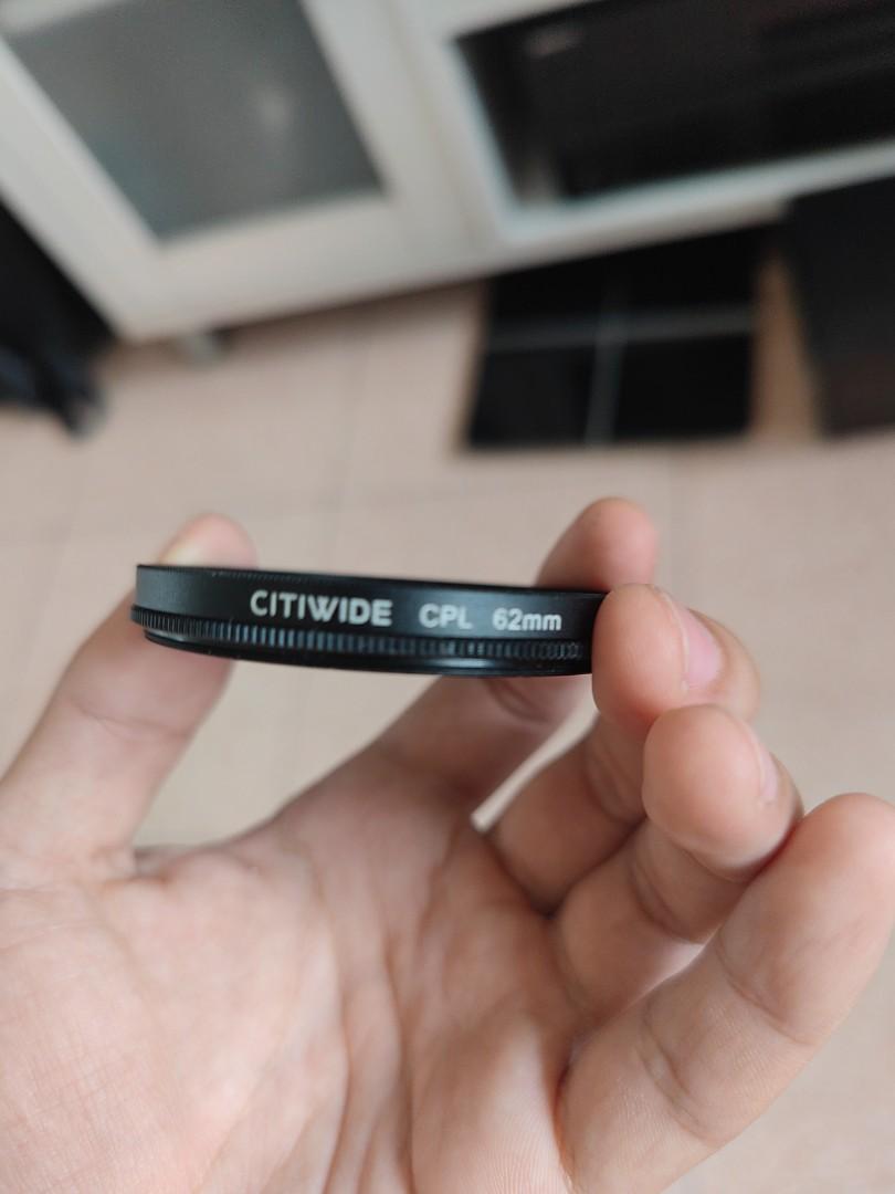 Citiwide 62mm CPL filter, Photography, Lens  Kits on Carousell