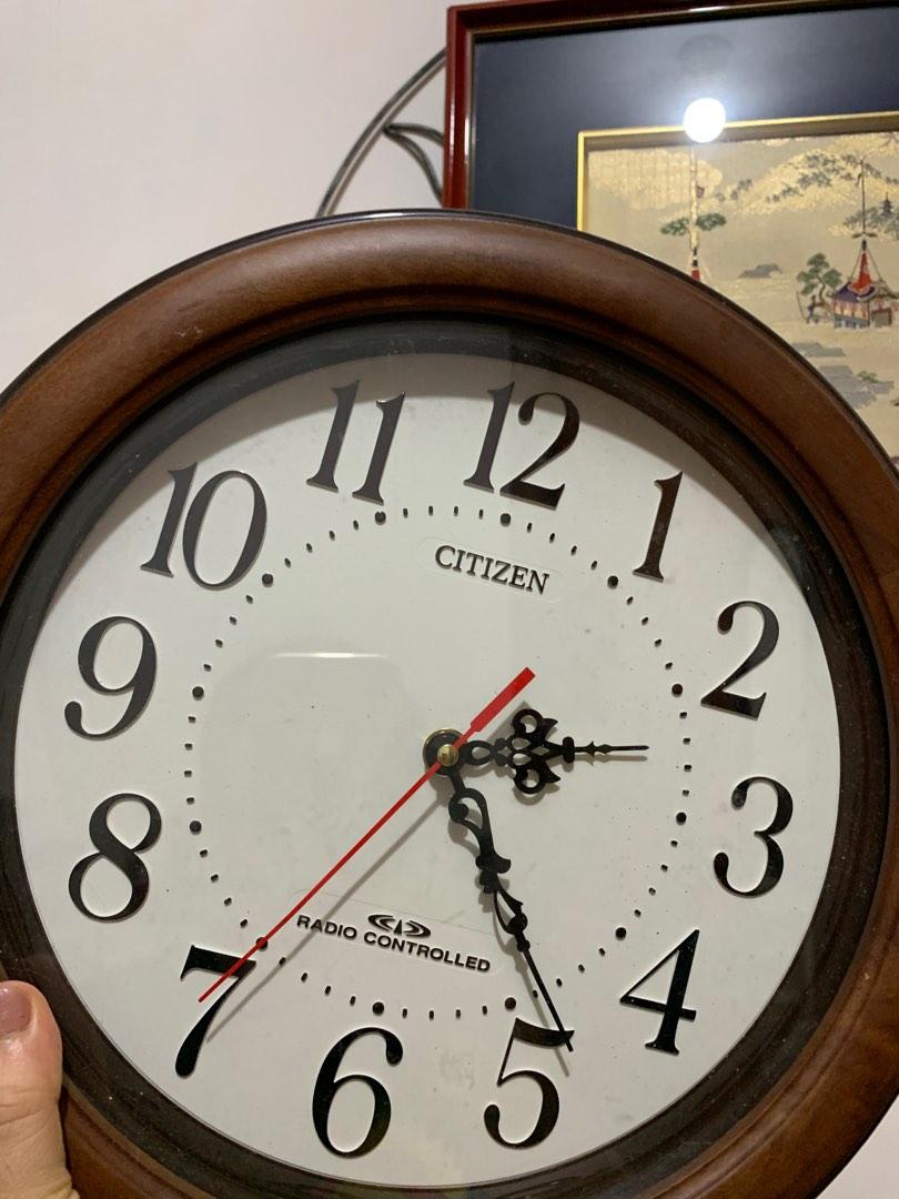 Citizen Wall Clock from Japan, Furniture & Home Living, Home Decor