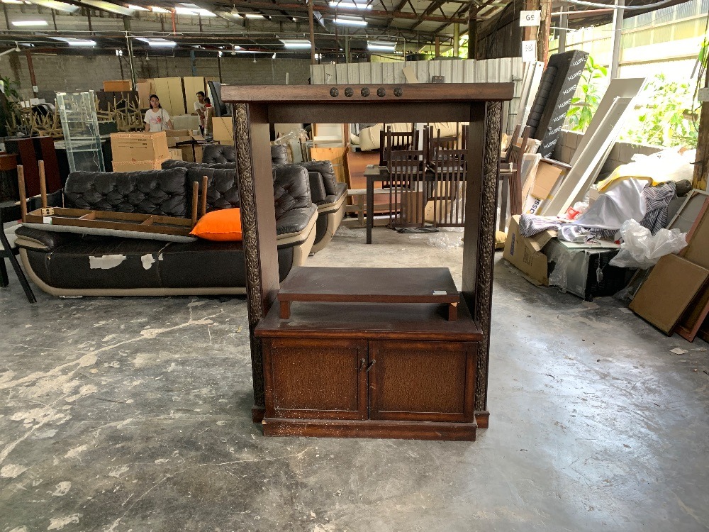 Classic & Antique Design Wooden TV / TV Kayu Rekaan
