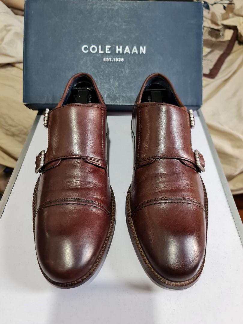 Cole Haan Men s Warner Grand Monk Chestnut C29036