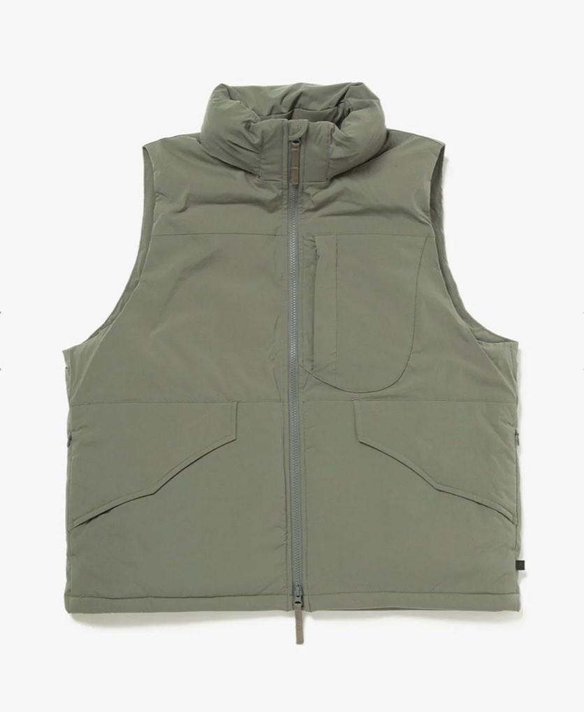 日本代購DAIWA PIER39 Tech Padding Mil Vest Warm Up Jacket 夾棉背心
