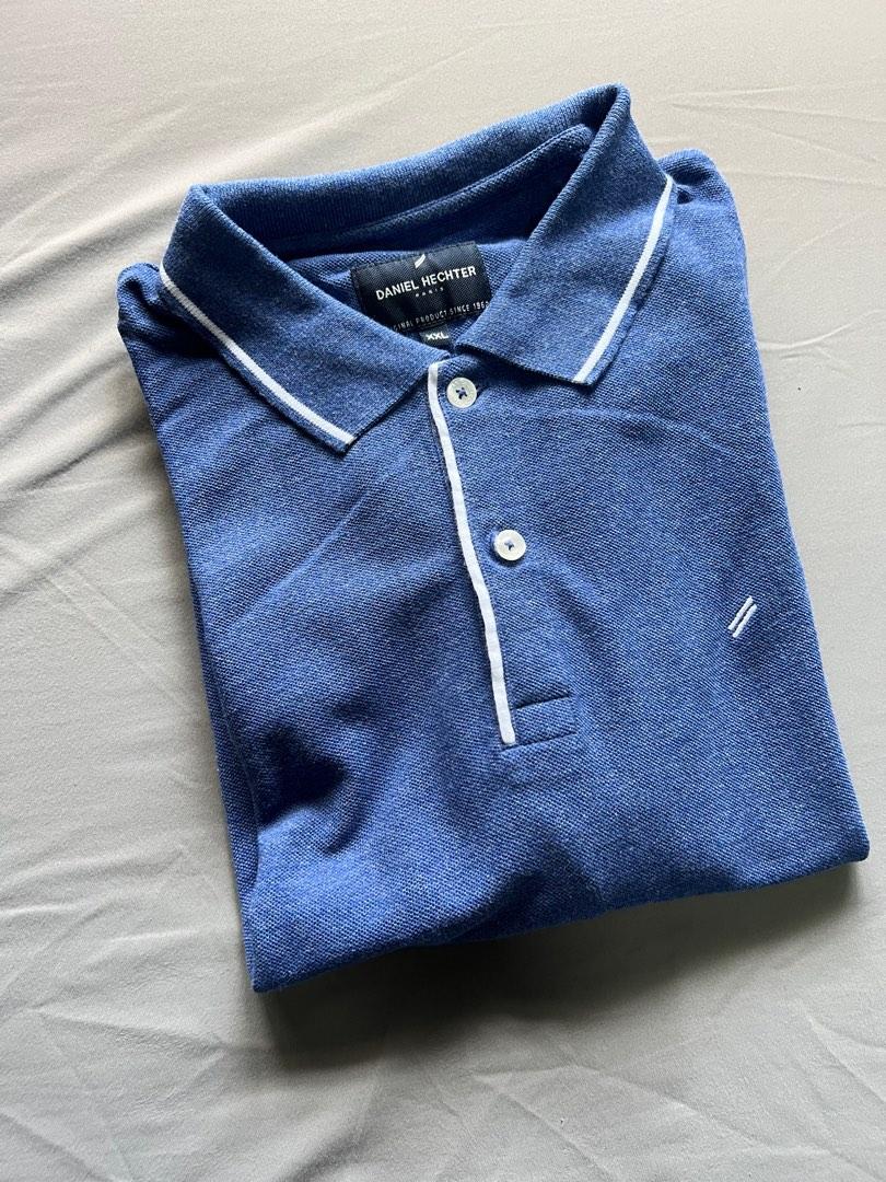 Daniel Hechter Blue Polo Shirt - XXL, Men's Fashion, Tops & Sets ...