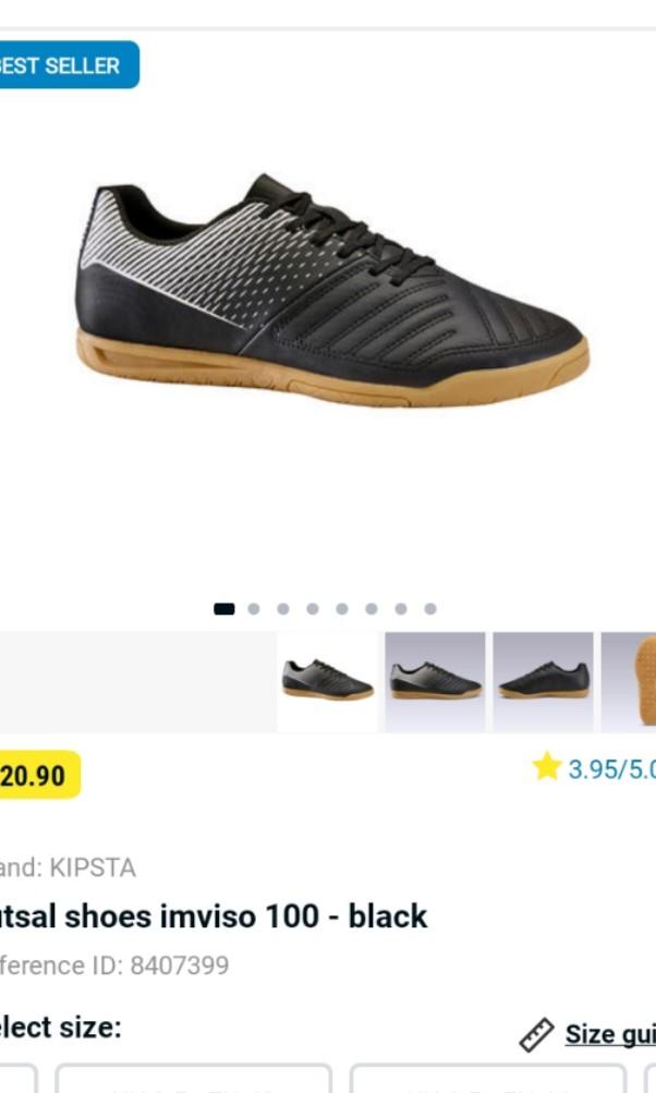 Decathlon futsal shoe Men s Fashion Footwear Boots on Carousell