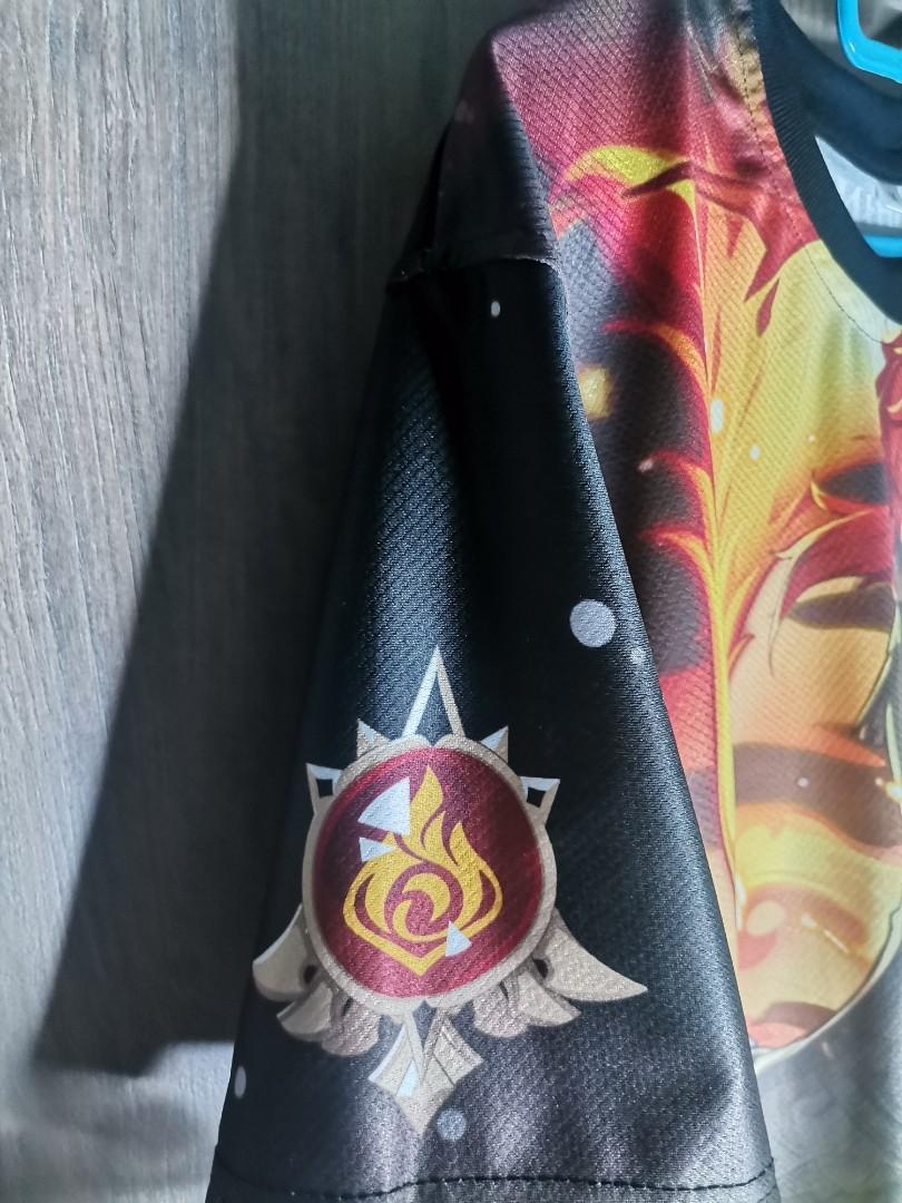 DILUC T SHIRT GENSHIN Impact FULL Sublimation, Men's Fashion, Tops