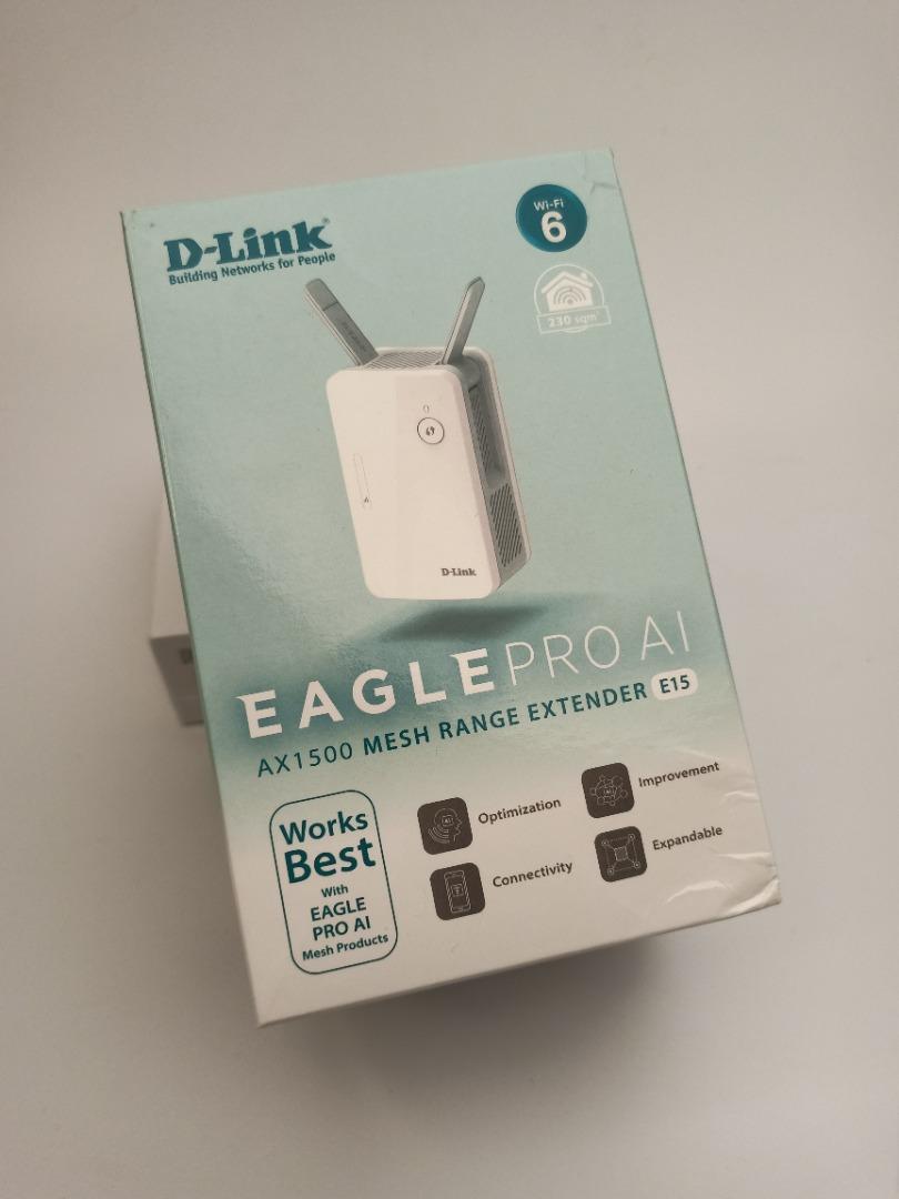 DLINK Eagle Pro AI AX1500 Mesh Range Extender E15 Router, Computers ...