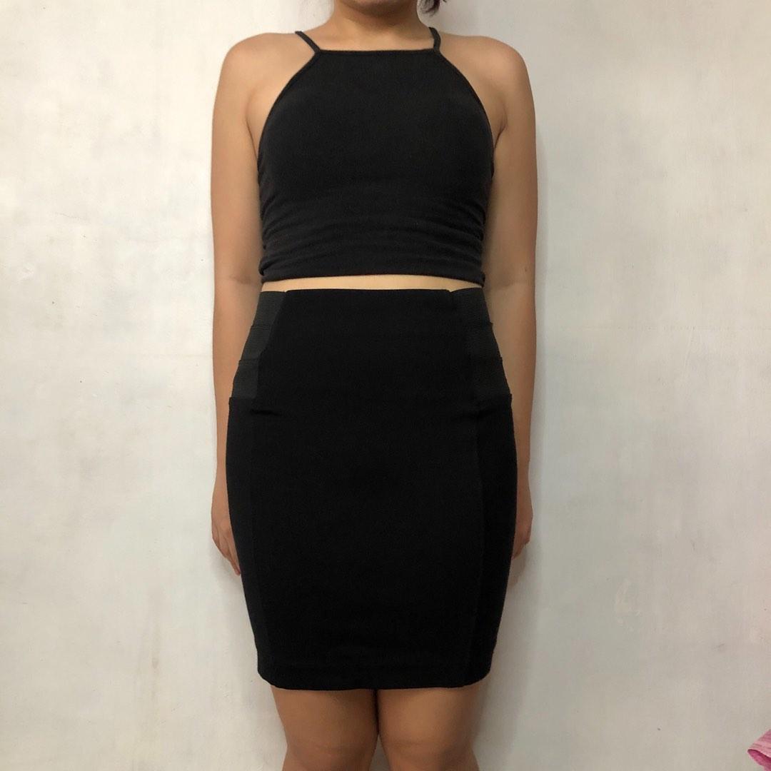 DYNAMITE BLACK OFFICE SKIRT, Women's Fashion, Bottoms, Skirts on Carousell