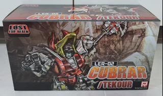Fansproject Lost Exo-Realm LER-02 Cubrar/Tekour (3rd Party Transformers Autobot Dinobot Slag)