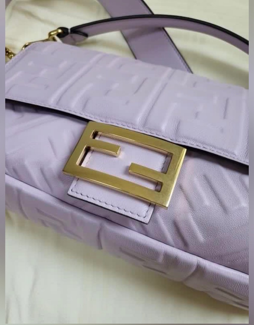 Fendi Baguette - Black Nappa Leather bag