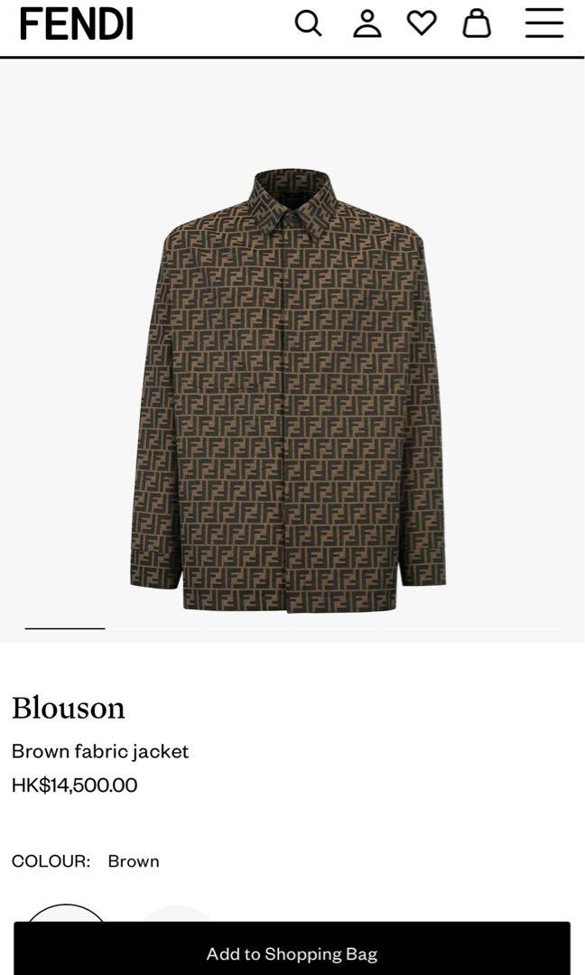 Fendi online blouson jacket