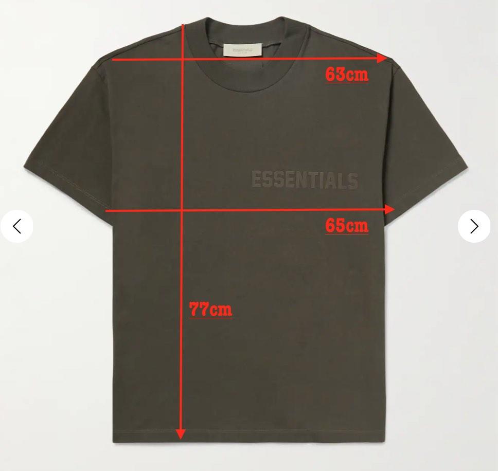FOG Essentials Tee FW22 OFF BLACK Size xL, 男裝, 上身及套裝, T
