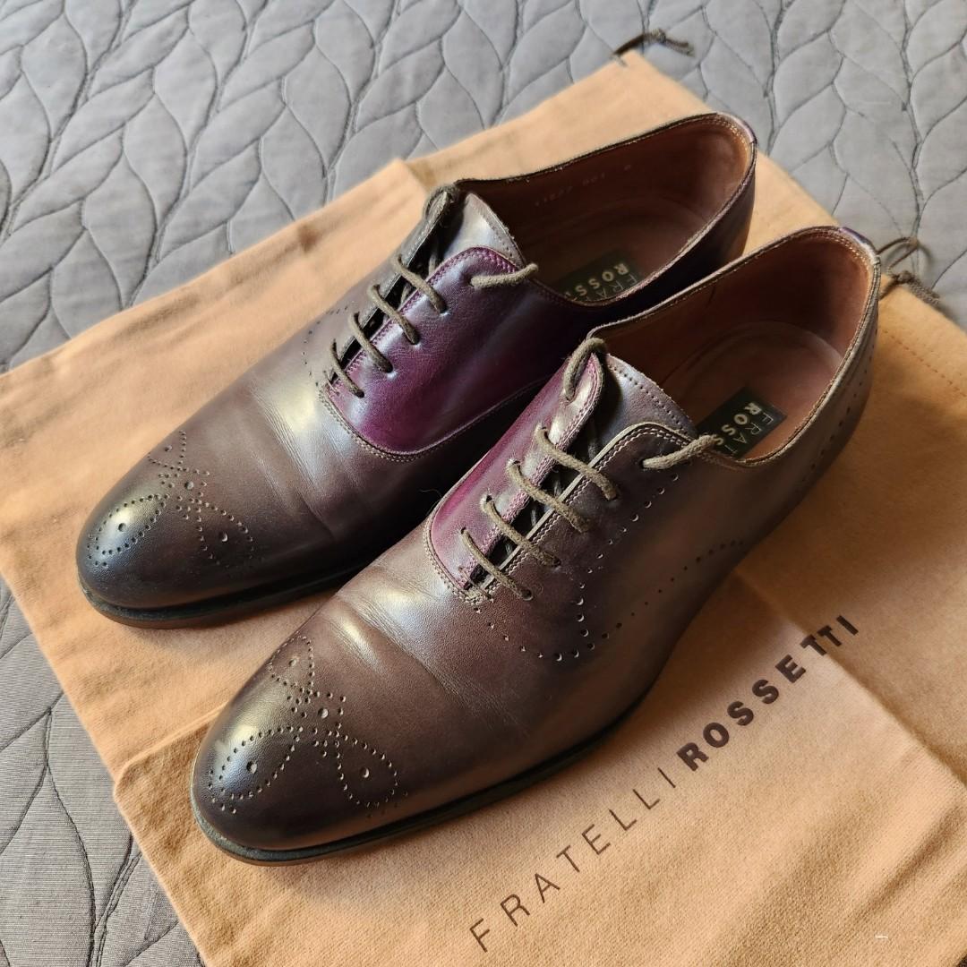 Fratelli Rossetti Lace-Up Shoes, 男裝, 鞋, 西裝鞋- Carousell