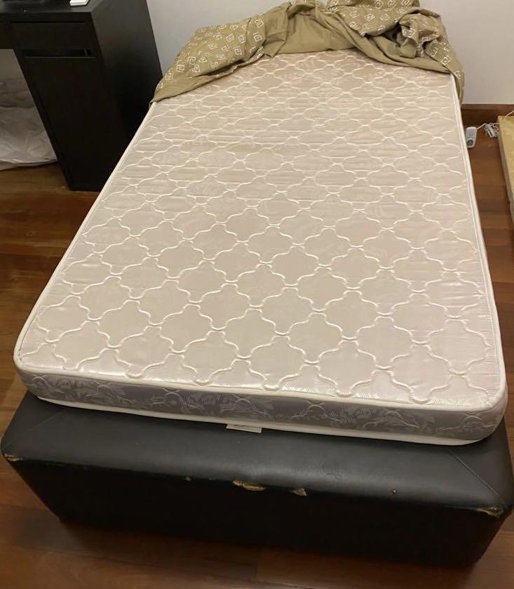 Free Bed frame with mattress, Furniture & Home Living, Furniture, Bed