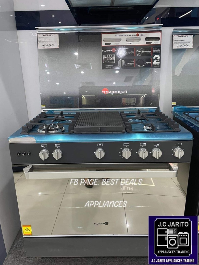 FUJIDENZO GAS RANGE 90cm FULL OVEN ON SALE, TV & Home Appliances