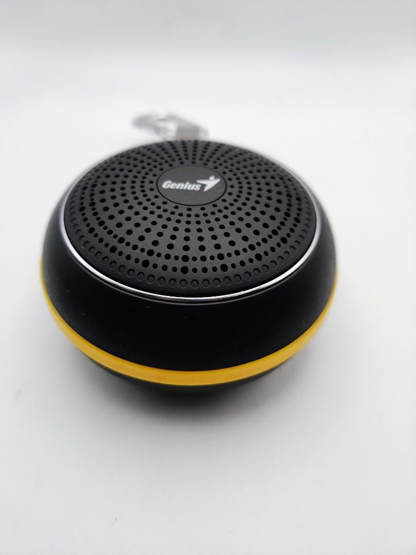 Genius Bluetooth speaker with hook