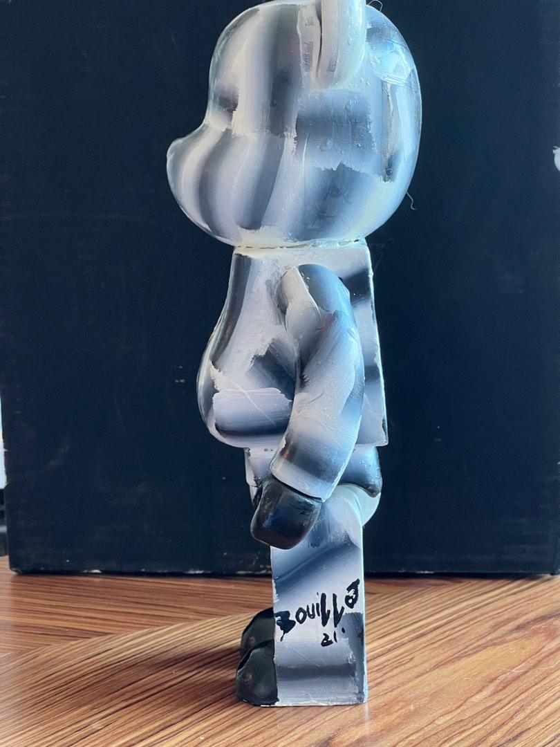 Geoffrey Bouillot 400% Bearbrick hand paint signed, 興趣及遊戲