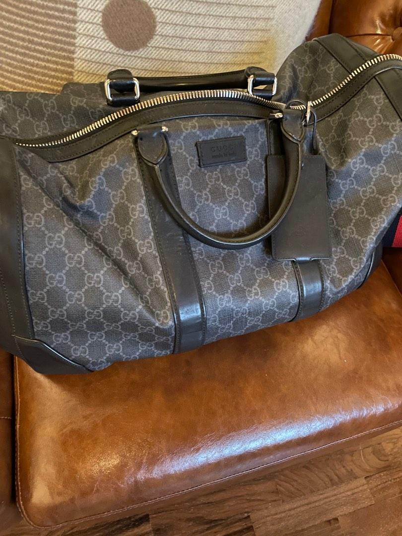 Gucci GG Supreme carryon duffle bag, Luxury, Bags & Wallets on Carousell