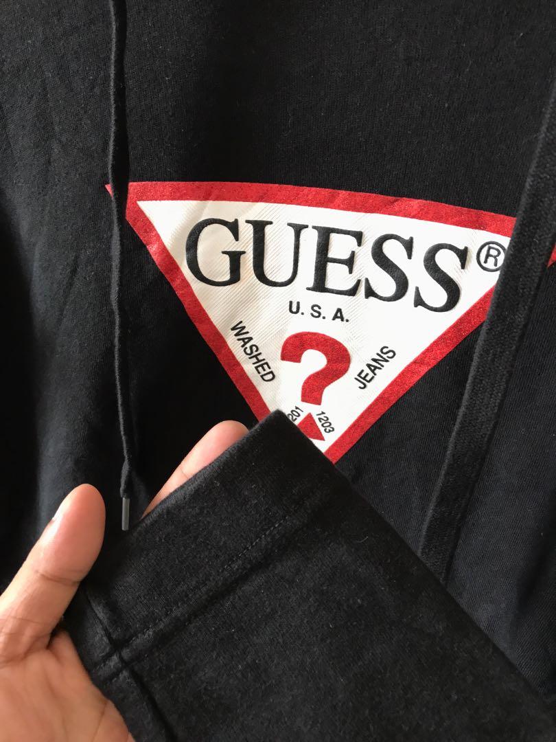 GUESS Pullover Hoodie Classic Logo Women s Fashion Activewear on