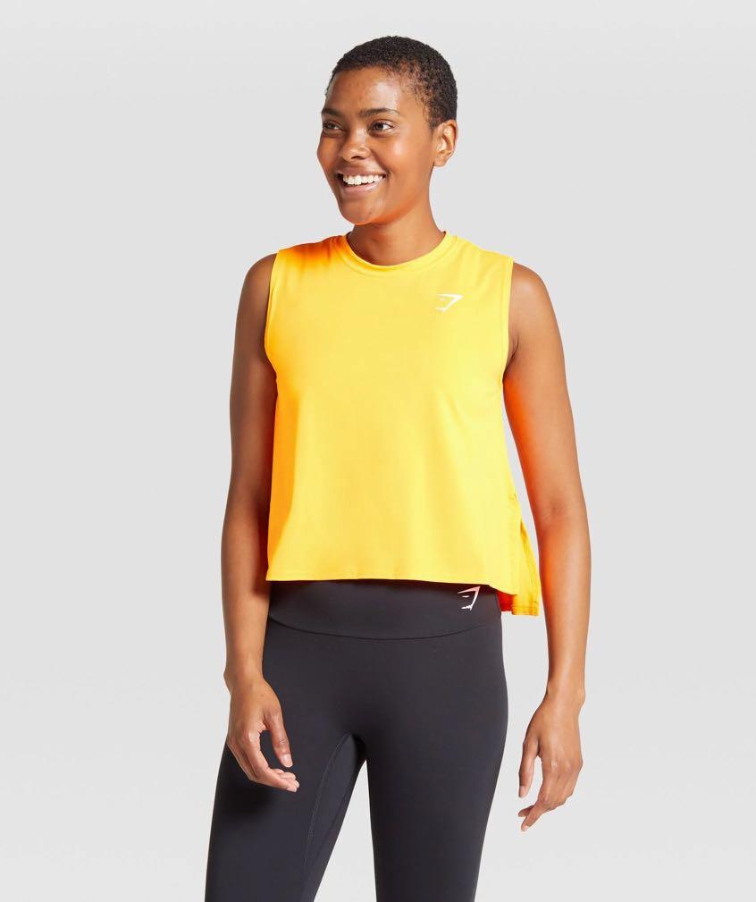 Gymshark Training Midi Tank coral, Women's Fashion, Activewear on Carousell