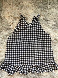 Halter top gingham
