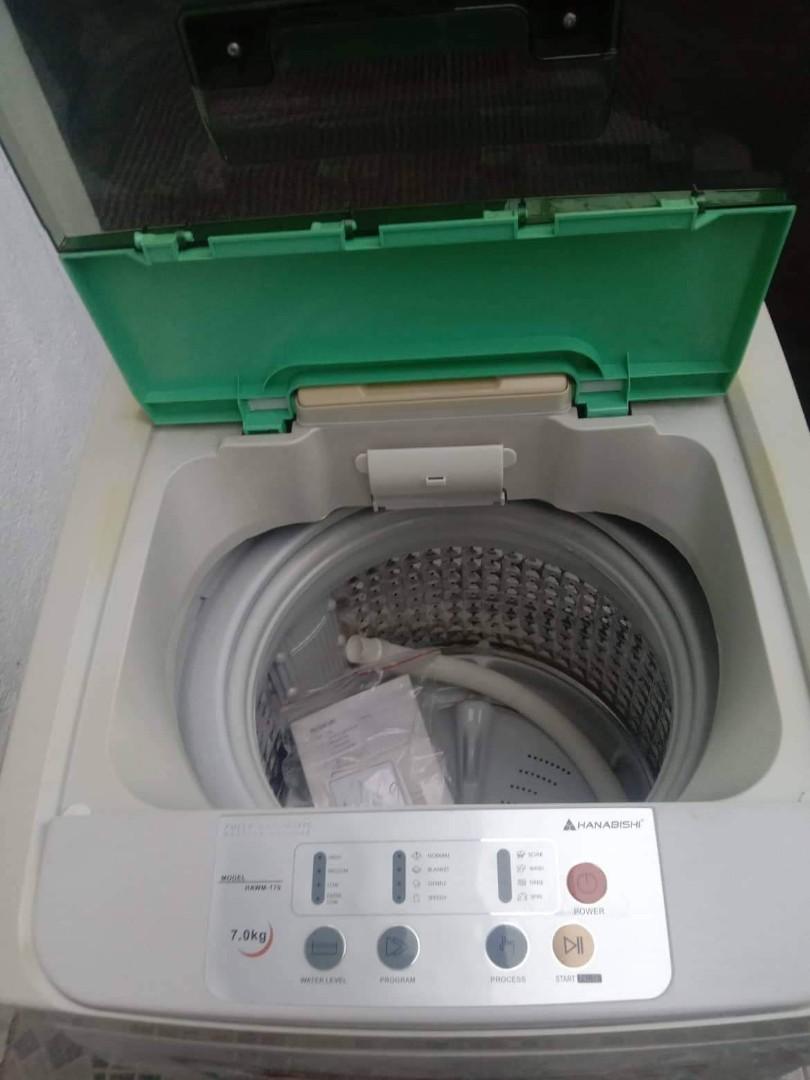 HANABISHI AUTOMATIC WASHING MACHINE, TV & Home Appliances, Washing