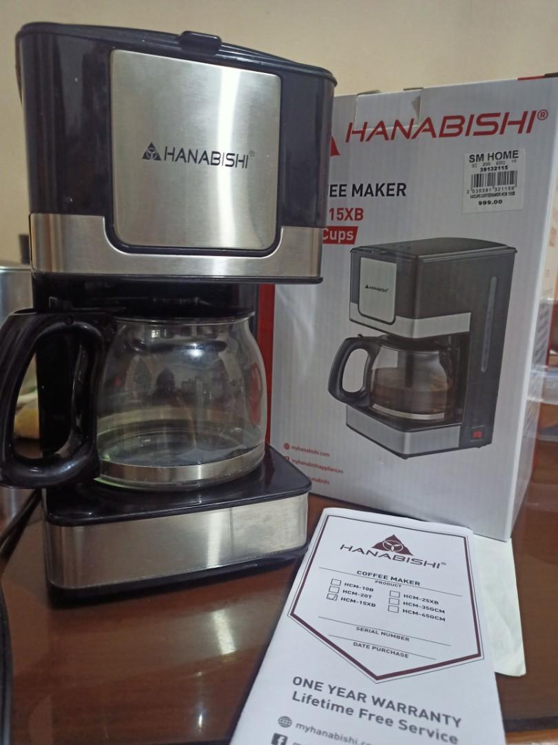 Hanabishi coffee maker, TV & Home Appliances, Kitchen Appliances