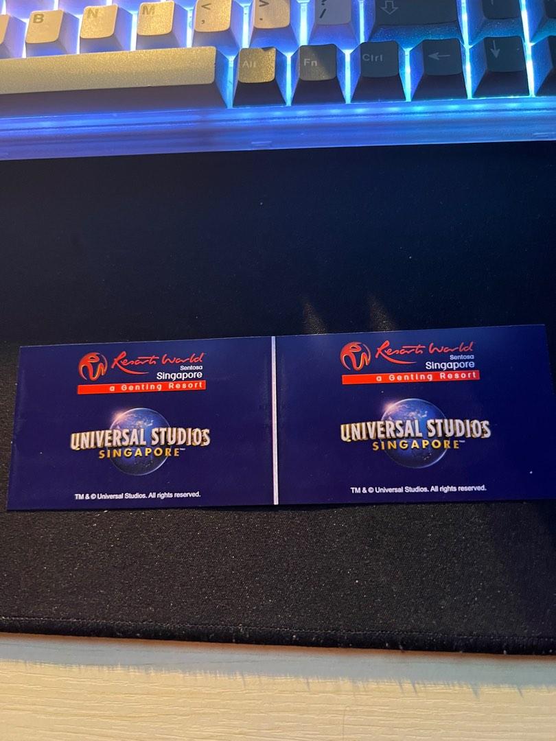 HHN tickets x 2, Tickets & Vouchers, Event Tickets on Carousell