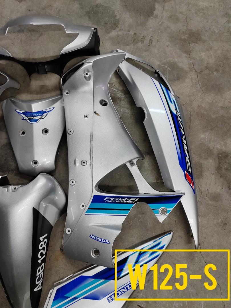 HONDA WAVE 125 S Body Cover Set Thailooks Silver second hand Motorbikes on Carousell