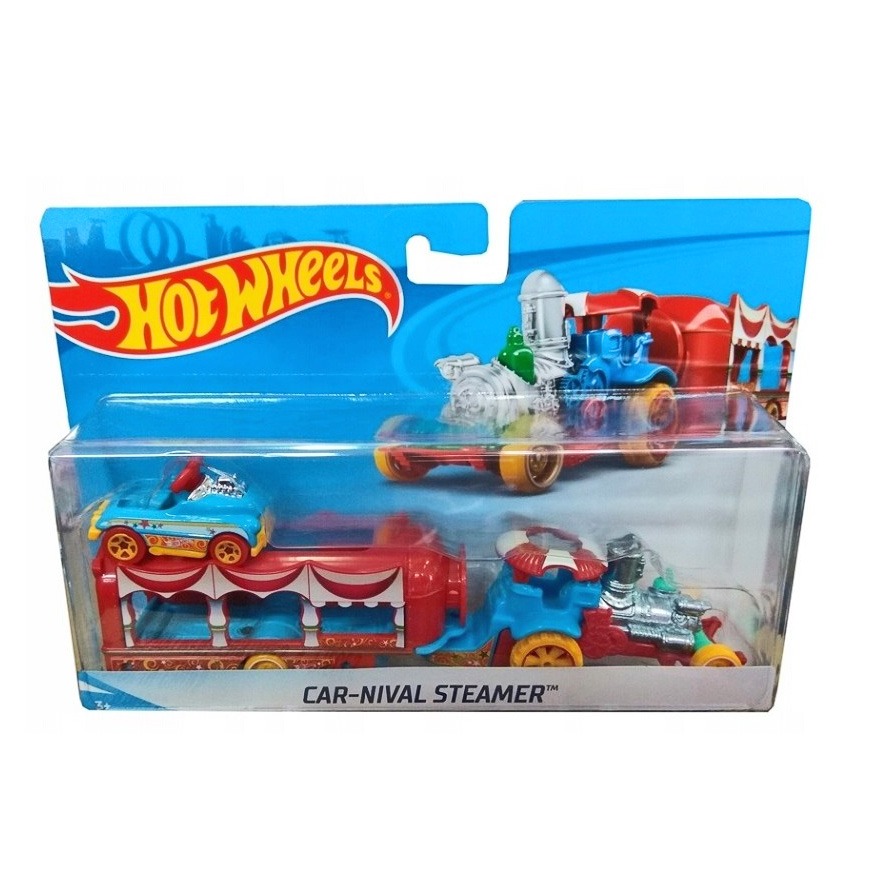 Hot Wheels CarNival Steamer Super Rigs Hauler FKW89 truck car vehicle