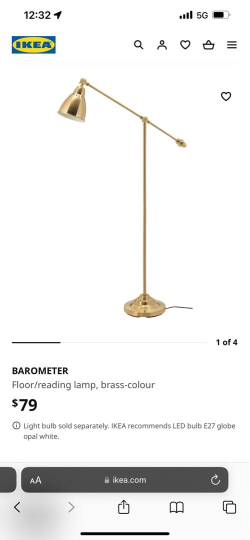 Ikea Barometer standing light, Furniture & Home Living, Lighting & Fans, Lighting on Carousell