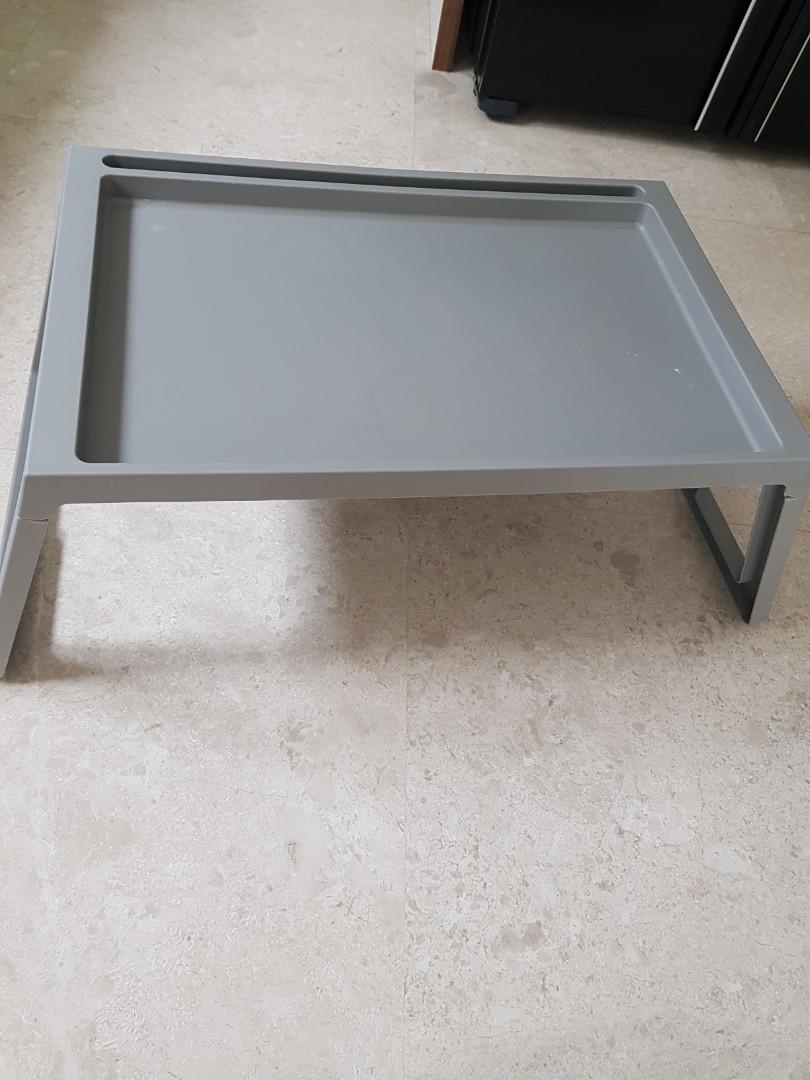 Ikea foldable tray breakfast table, Furniture & Home Living