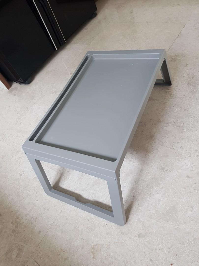Ikea foldable tray breakfast table, Furniture & Home Living