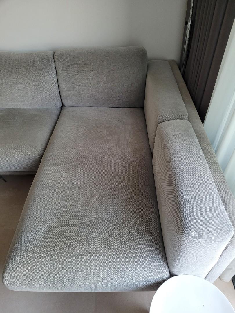 IKEA NOCKEBY 3seat sofa, Furniture & Home Living, Furniture, Sofas on Carousell