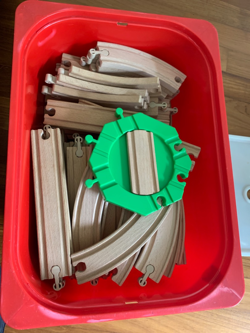 IKEA Toy train tracks, Hobbies & Toys, Toys & Games on Carousell