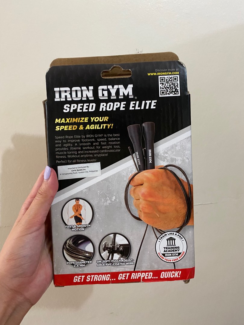 Iron gym speed best sale rope