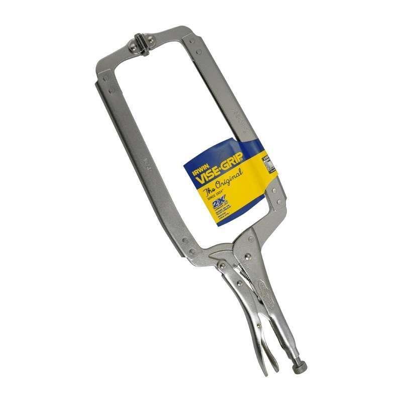 Irwin ViseGrip Locking CClamps with Swivel Pads 18 inches 18SP