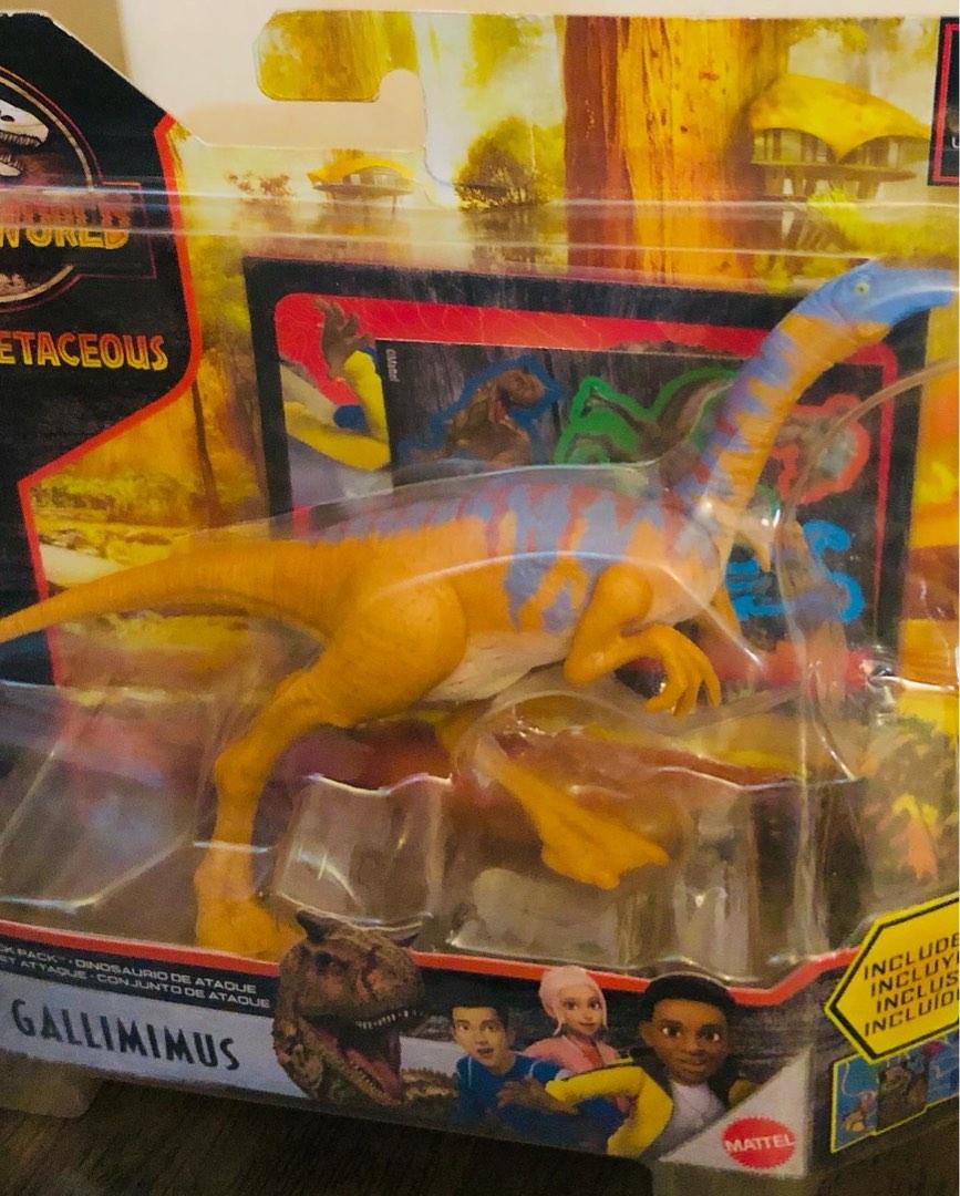 FIGURINE JURASSIC WORLD Gallimimus Camp Cretaceous DIno Escape Fierce