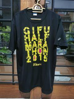 Kaos asics Gifu marathon ukuran M like new