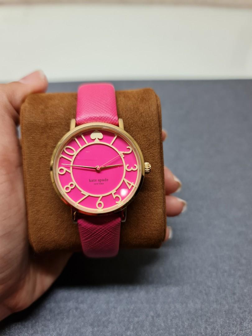 Kate Spade Metro Vachetta Leather Ladies Watch KSW1236 - Jacob Time Inc