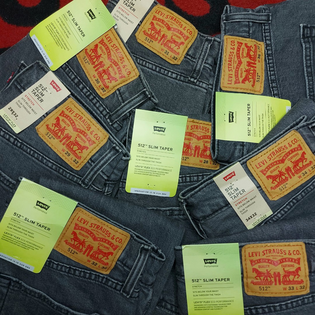 LEVIS 512 SLIM TAPER FLEX DNA ( STRETCH ), Men's Fashion, Bottoms, Jeans on  Carousell