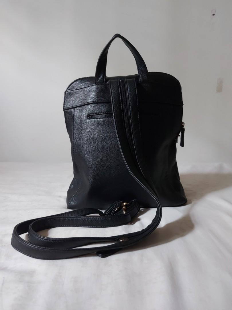 Lily Ivy Black Backpack Not leather Women s Fashion Bags